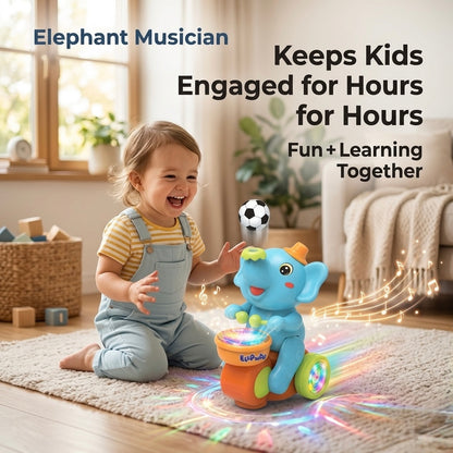 Elephant Musician Moving Sensors